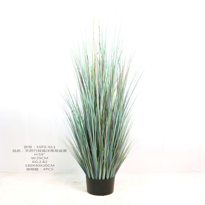 Simulation onion grass Simulation onion grass