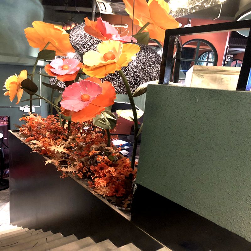 Handmade foam flower