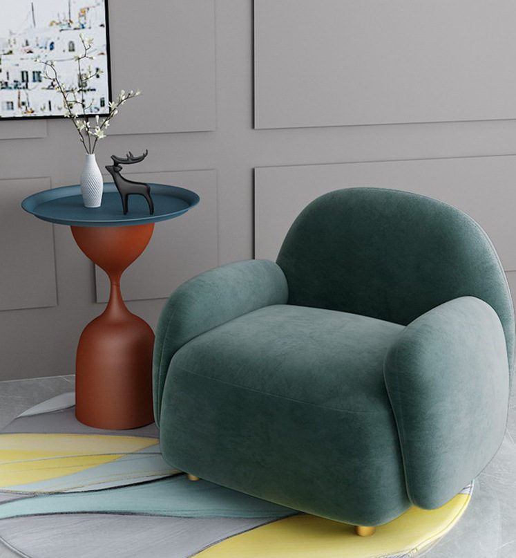 Modern leisure single sofa with backrest (5) Modern leisure single sofa with backrest