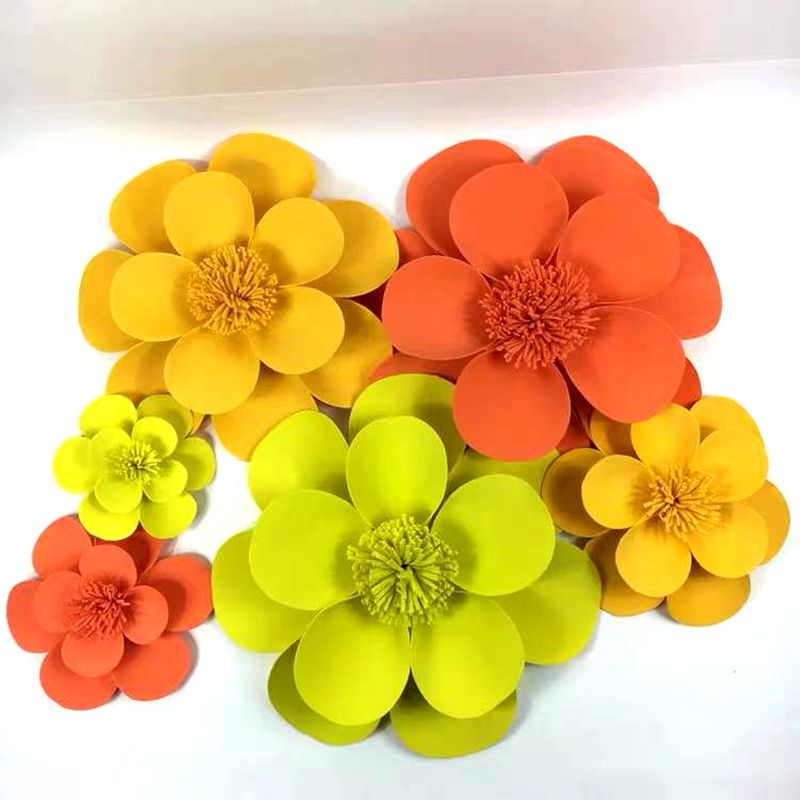 Handmade foam flower