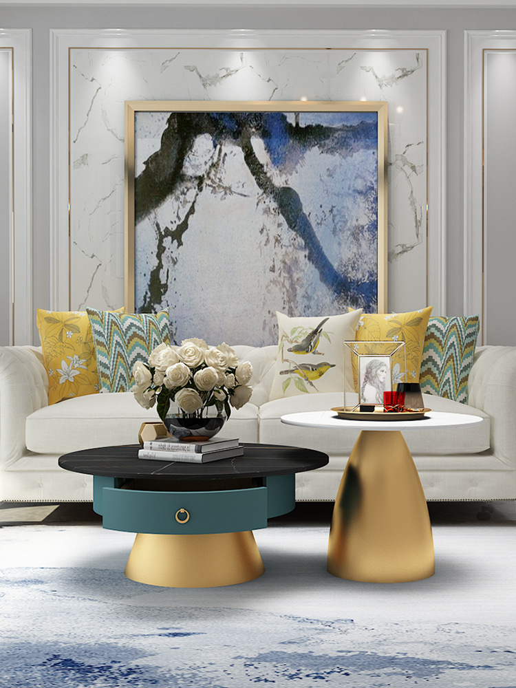 Table set for apartment living room