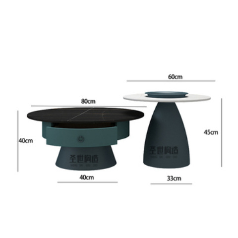 Table set for apartment living room