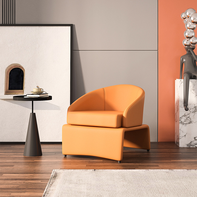 Carbon structure steel creative chair