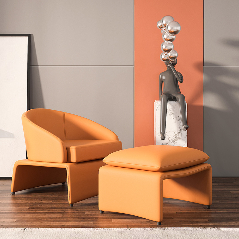 Carbon structure steel creative chair
