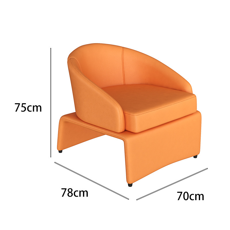 Carbon structure steel creative chair