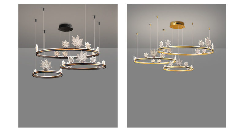 Ceiling light leaf