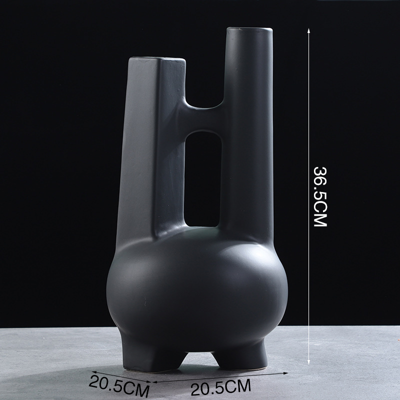 Creative ceramic vase abstractionism