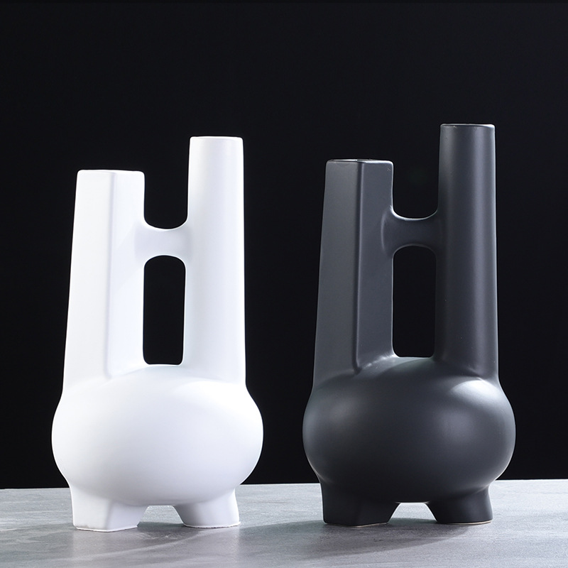 Creative ceramic vase abstractionism