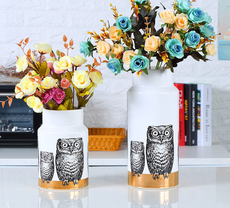 Creative ceramic vase “owls”