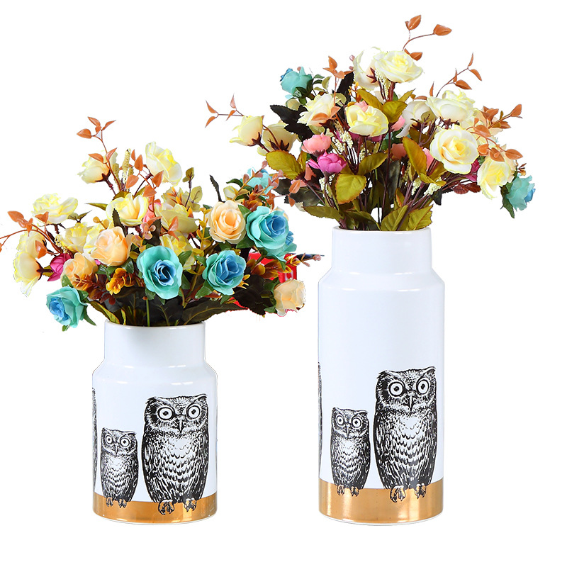 Creative ceramic vase “owls”
