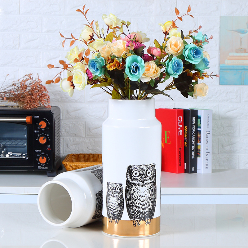 Creative ceramic vase “owls”