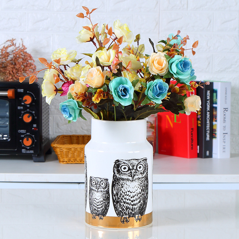 Creative ceramic vase “owls”