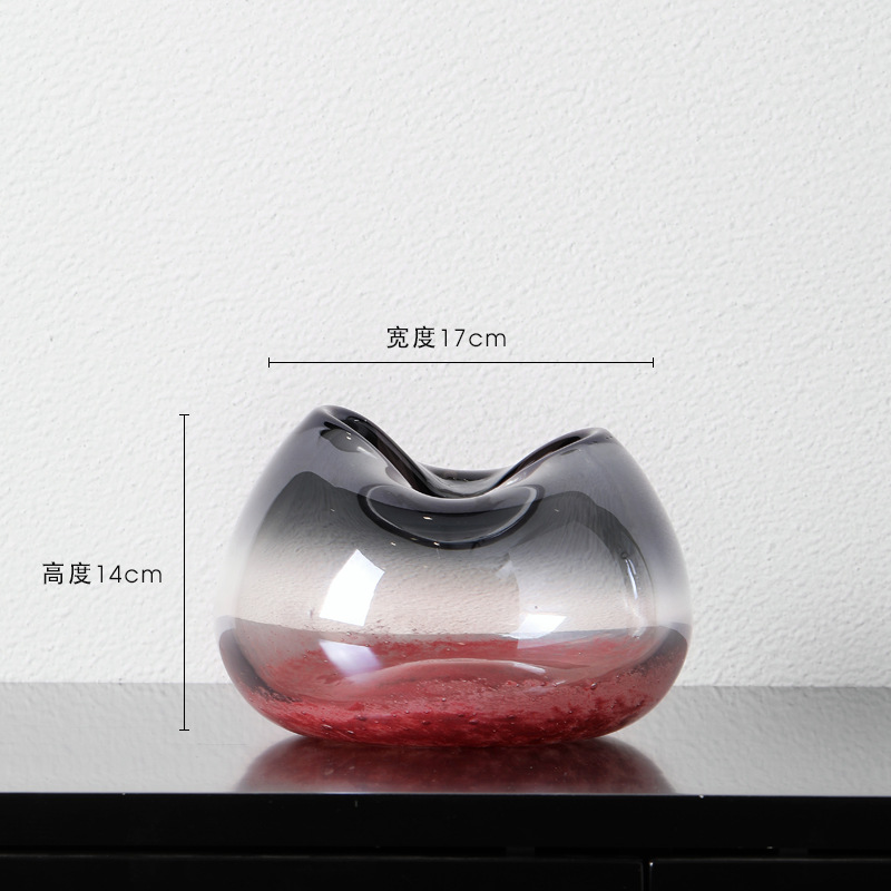 Glass Vase pink (7) Glass Vase pink (3)
