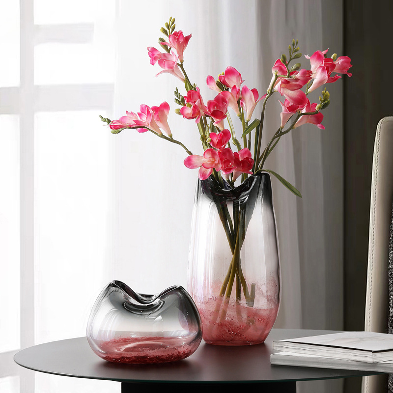 Glass Vase pink (3)