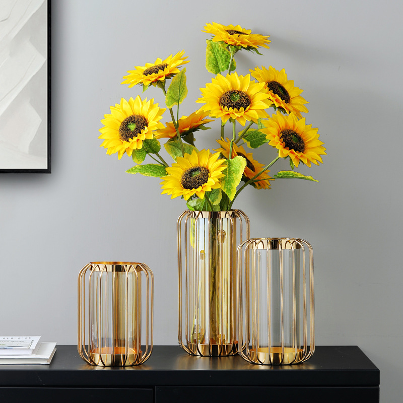 Glass vase Autumn