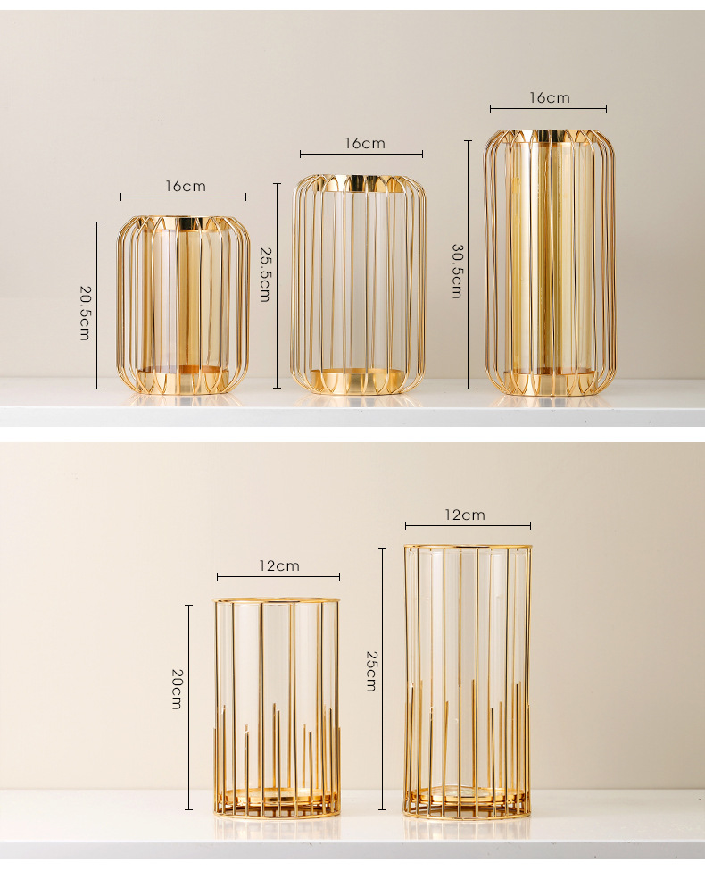 Glass vase Autumn