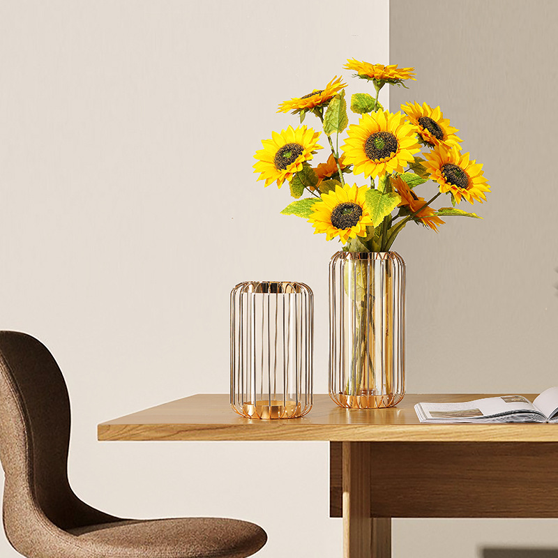 Glass vase Autumn