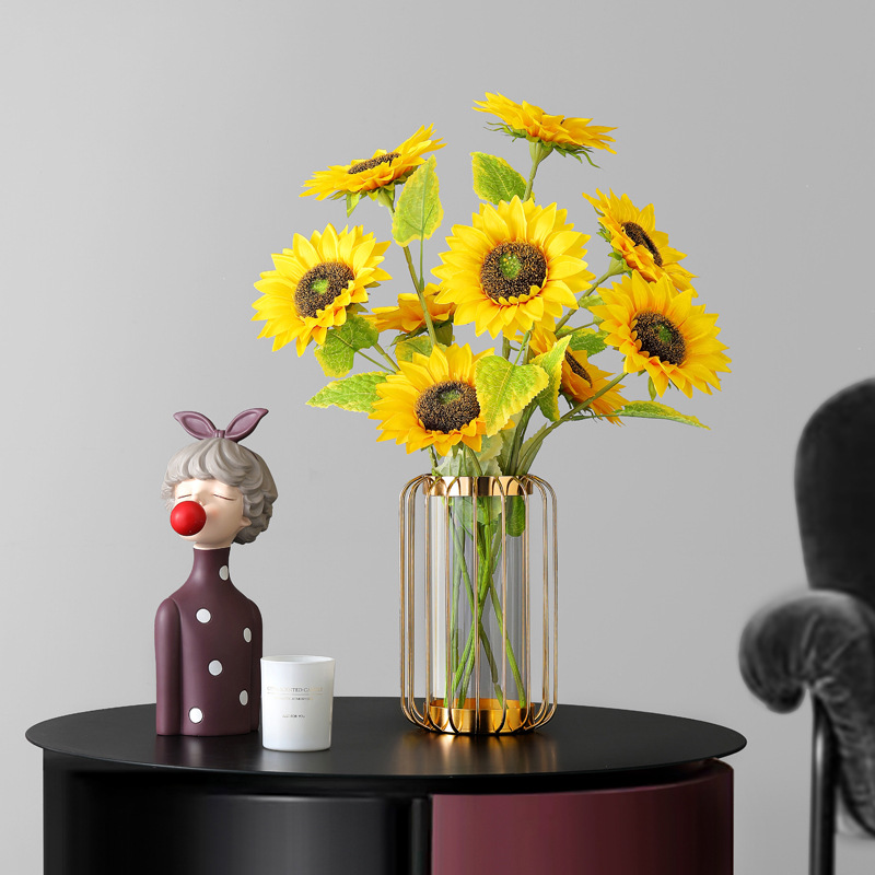 Glass vase Autumn