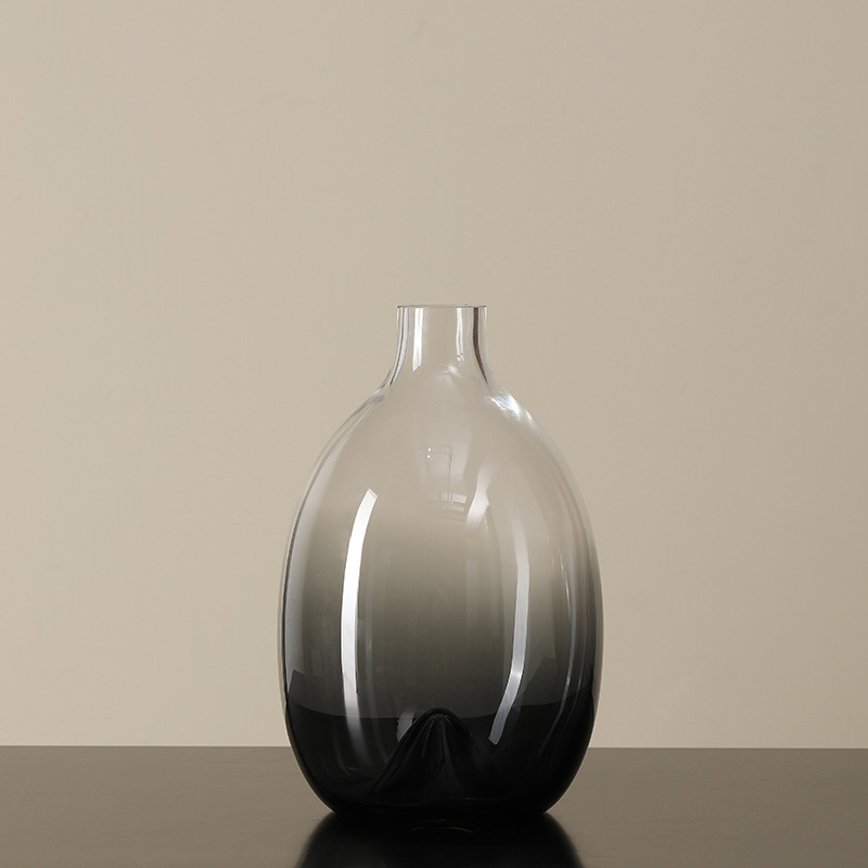 Glass vase grey (5) Glass vase grey (1)