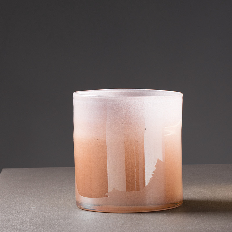 Glass vase pink 2 (5) Glass vase pink 2