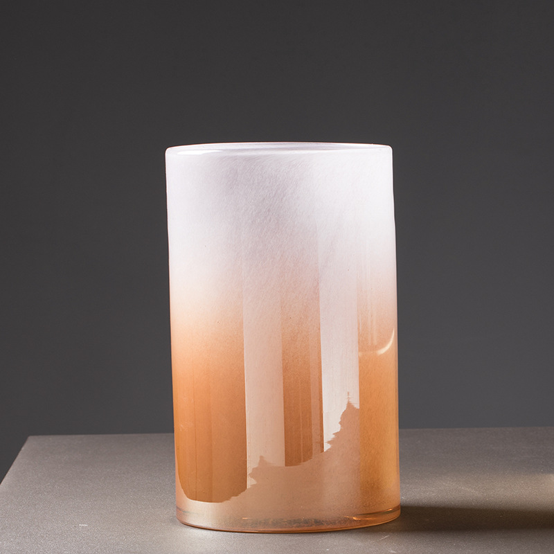 Glass vase pink 2 (6) Glass vase pink 2