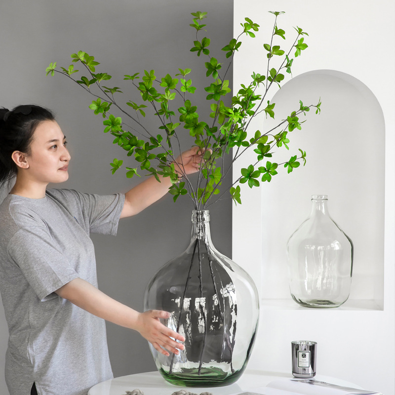 Glass vase transparent 3