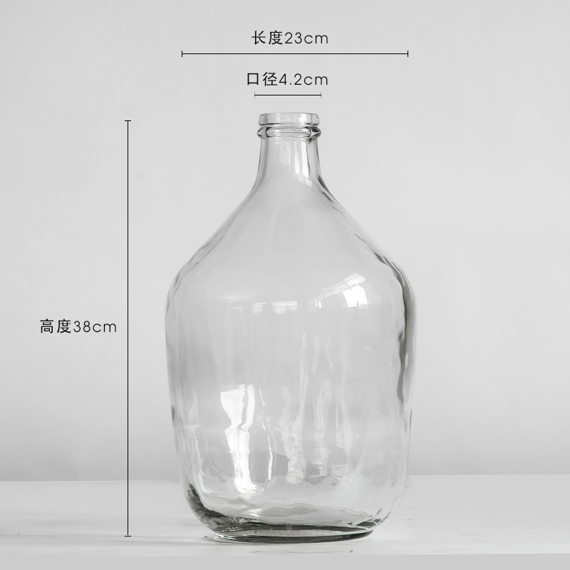 Glass vase transparent 3