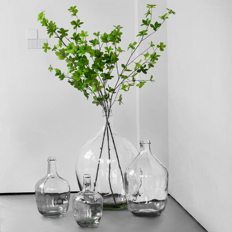 Glass vase transparent 3