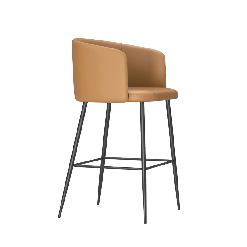 carbon steel velvet bar chair