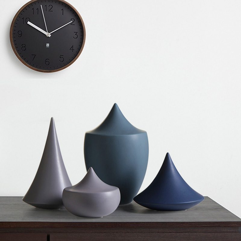 ceramic vase light blue 3