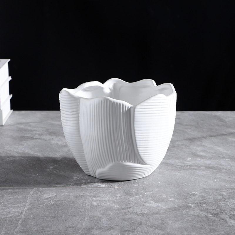 Ceramic vase "modern" flower