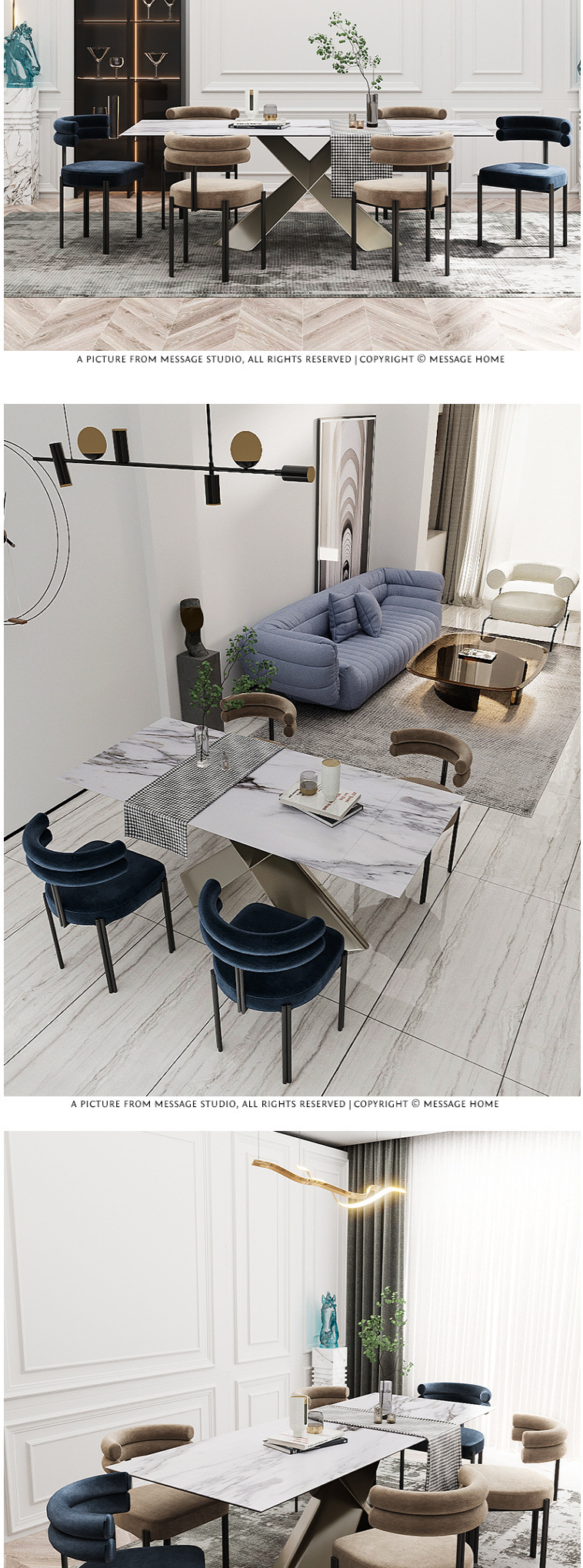 velvet fabric metal stand chair