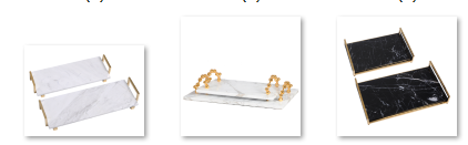 Tray, fruit plate, chessboard decoration