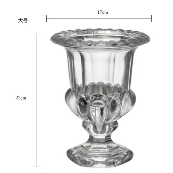 back to old time glass vase