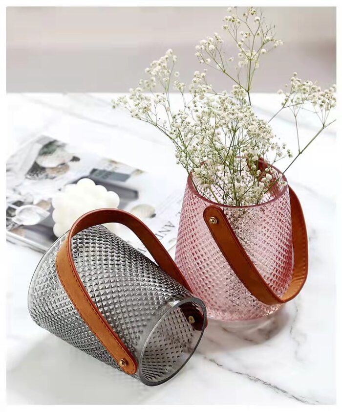 creative vase pink or grey