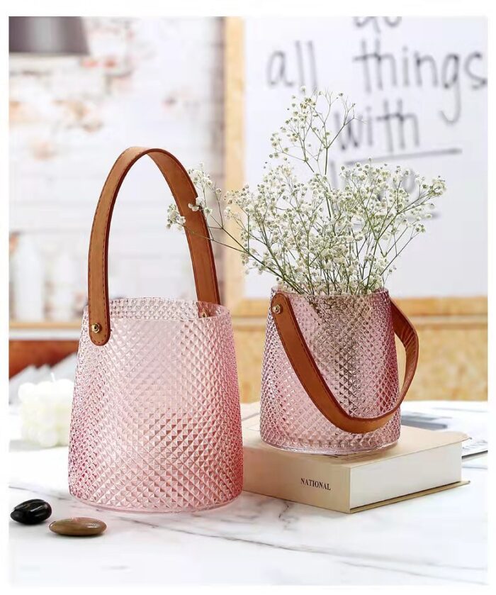 creative vase pink or grey