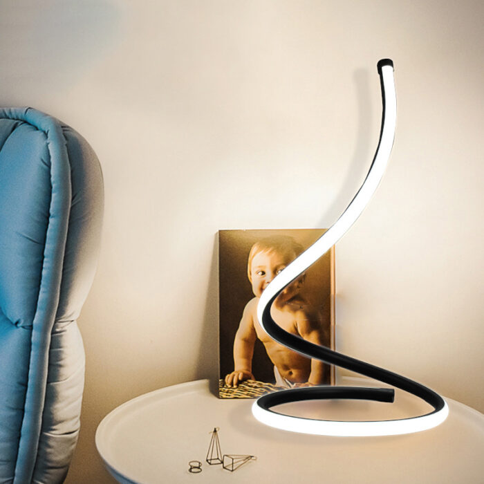 curvy table light