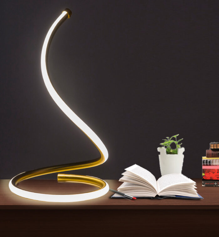 curvy table light