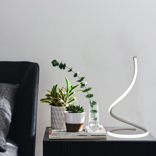 curvy table light