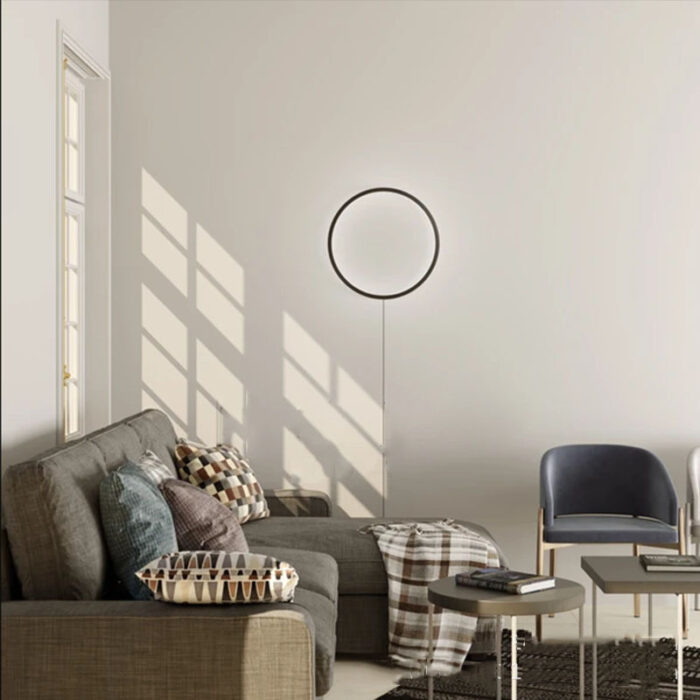 effect led wall light sun