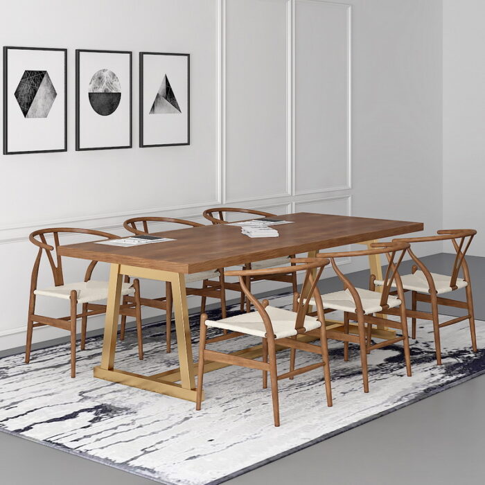 real wood table