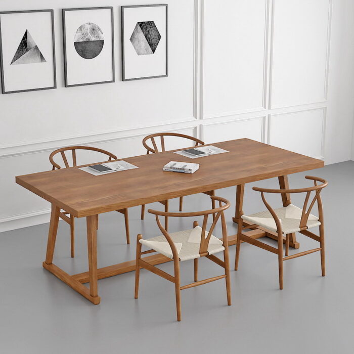 real wood table