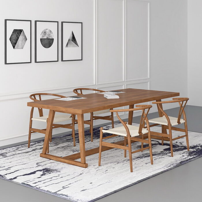 real wood table